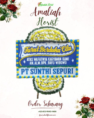 Papan Bunga Duka di Minahasa Tenggara